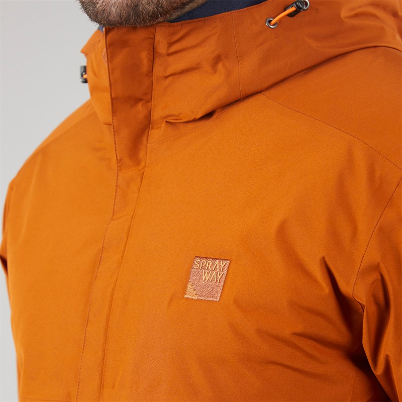 Sprayway Mens Vihar Insulated 2-Layer Gore-Tex® Waterproof Jacket Cinnamon