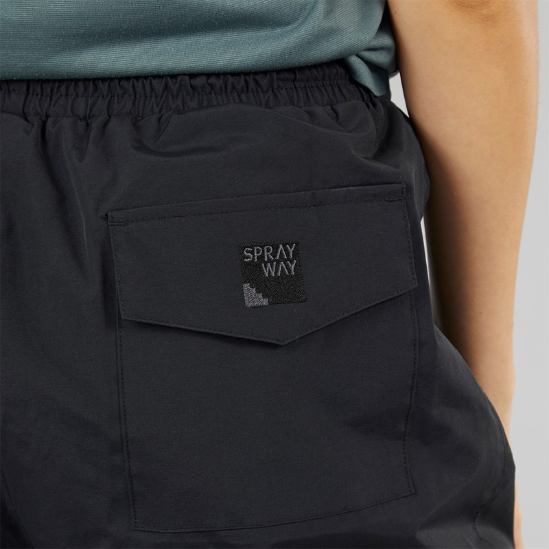 Sprayway Womens Atlanta Hydrodry Waterproof Over Trousers Black