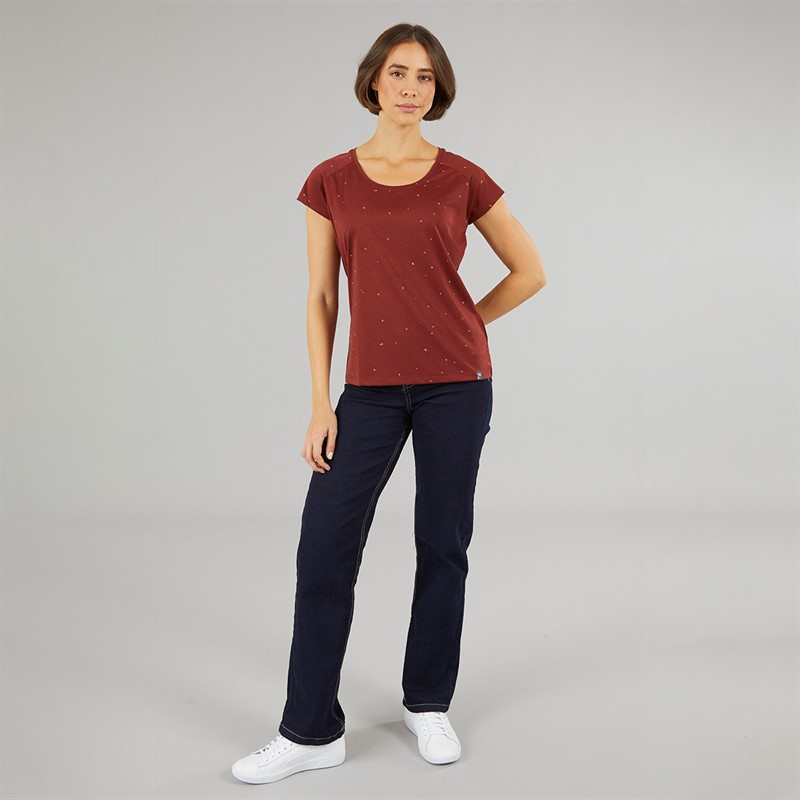 Sprayway Womens Dot Printed T-Shirt Chipotle