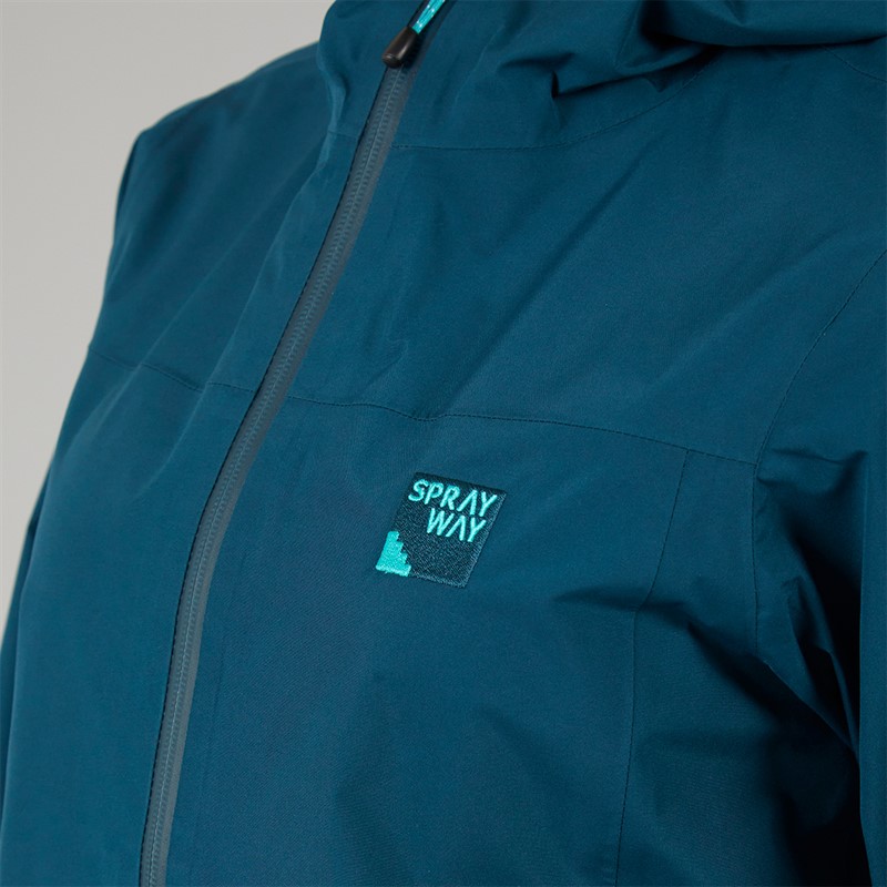 Sprayway Womens Sawel 2-Layer Gore-Tex Waterproof Jacket Marine Blue