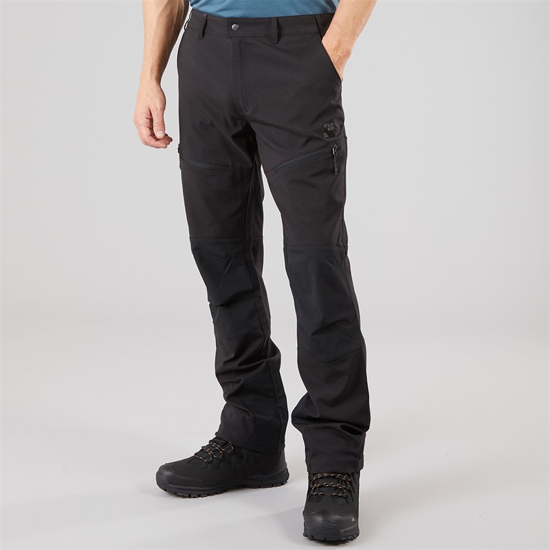 Sprayway Mens Adventure Pro Pant TecWEAVE™ Water Resistant Trousers Black
