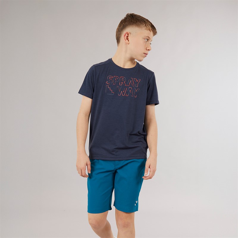 Sprayway Junior Boys Scribe Graphic T-Shirt Light Blazer