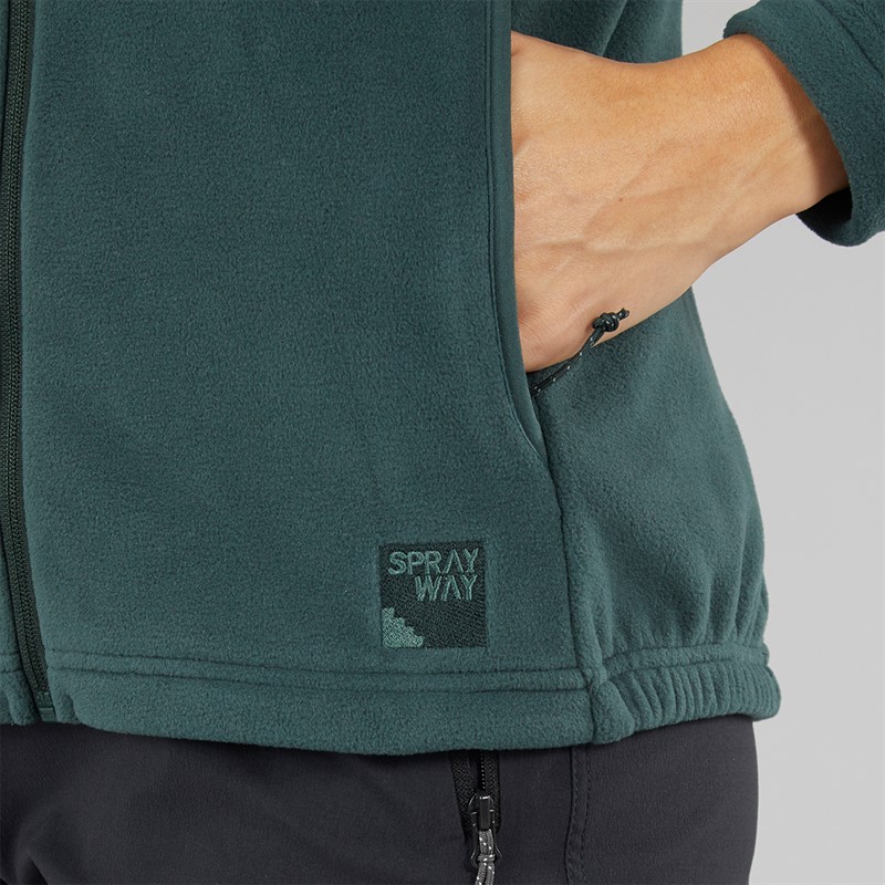 Sprayway Womens Swale Polartec® Fleece Jacket Dark Spruce