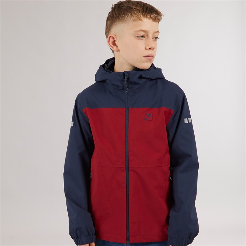 Sprayway Junior Boys Eldon 3-In-1 2-Layer HydroDRY® Waterproof Jacket Mars Red/Blazer