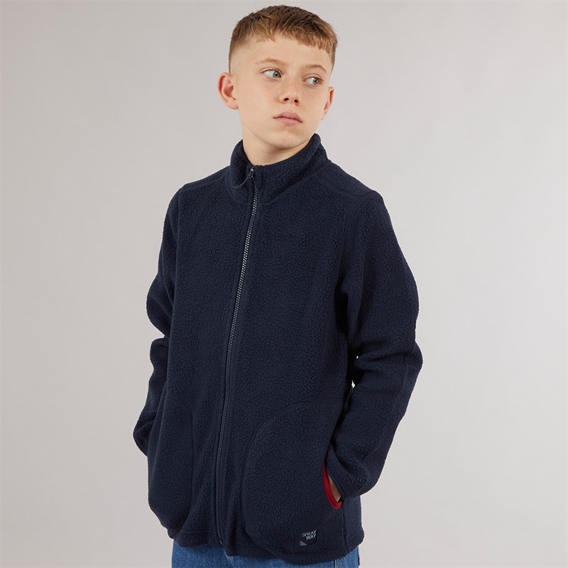 Sprayway Junior Boys Eldon 3-In-1 2-Layer HydroDRY® Waterproof Jacket Mars Red/Blazer