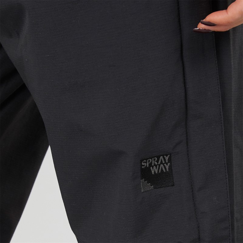 Sprayway Womens Walking Hydrodry Waterproof Trousers Black