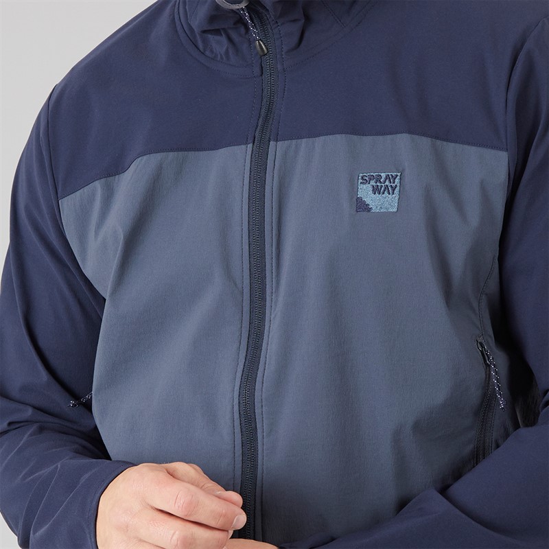 Sprayway Mens Hallin TecWEAVE™ Softshell Water Resistant Jacket Turbulence/Blazer