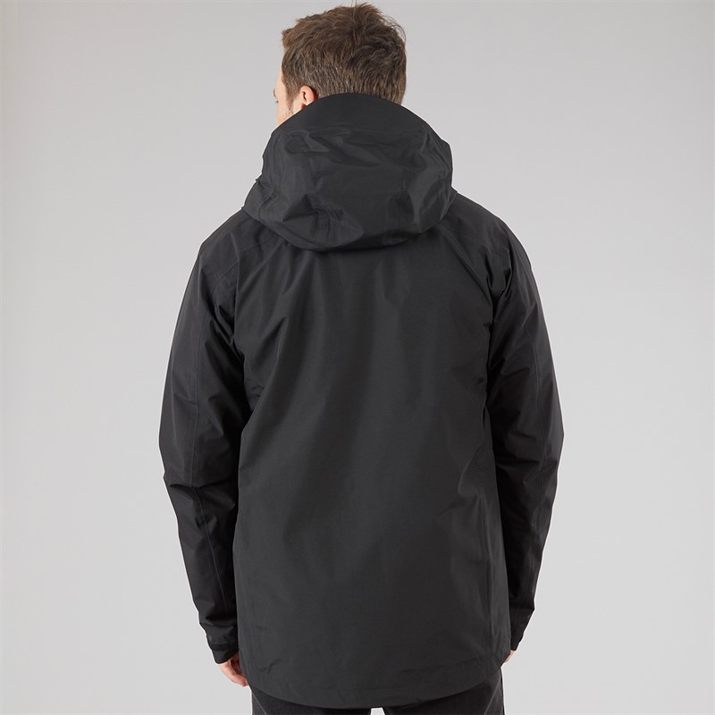 Sprayway Mens Reaction 2-Layer Gore-Tex® Waterproof Long Length Jacket Black