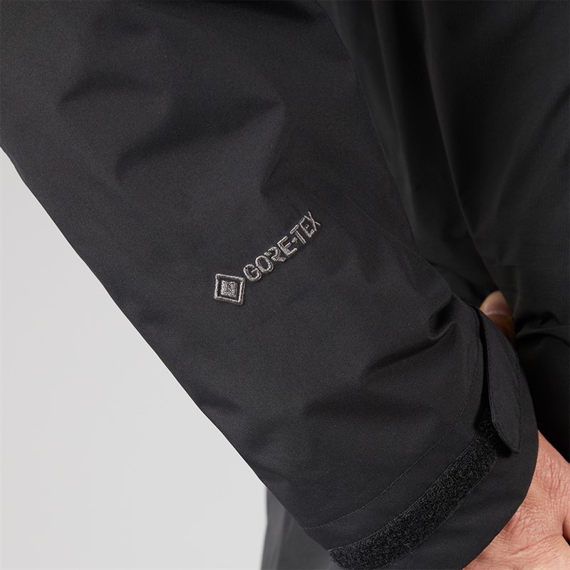 Sprayway Mens Reaction 2-Layer Gore-Tex® Waterproof Long Length Jacket Black