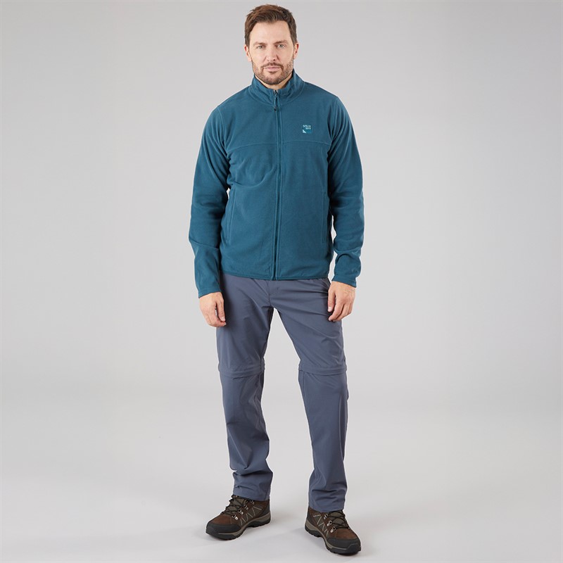 Sprayway Mens Storr Micro Polartec Fleece Jacket Marine Blue