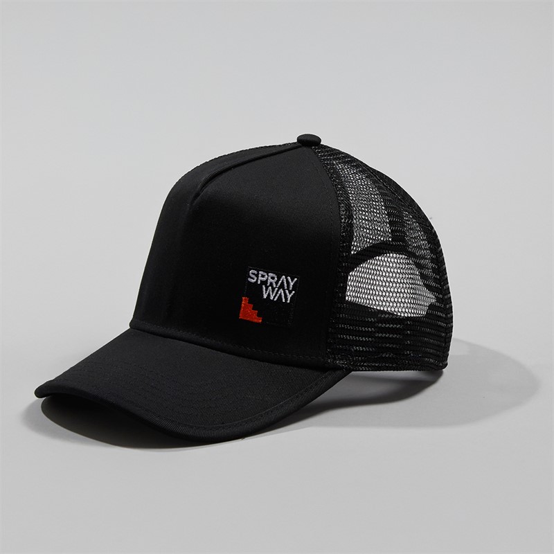 Sprayway Logo Trucker Cap Black