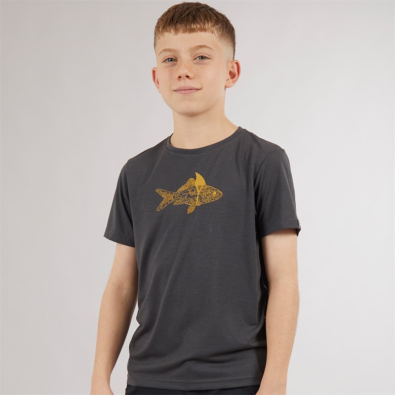 Sprayway Boys Fish Graphic T-Shirt Asphalt