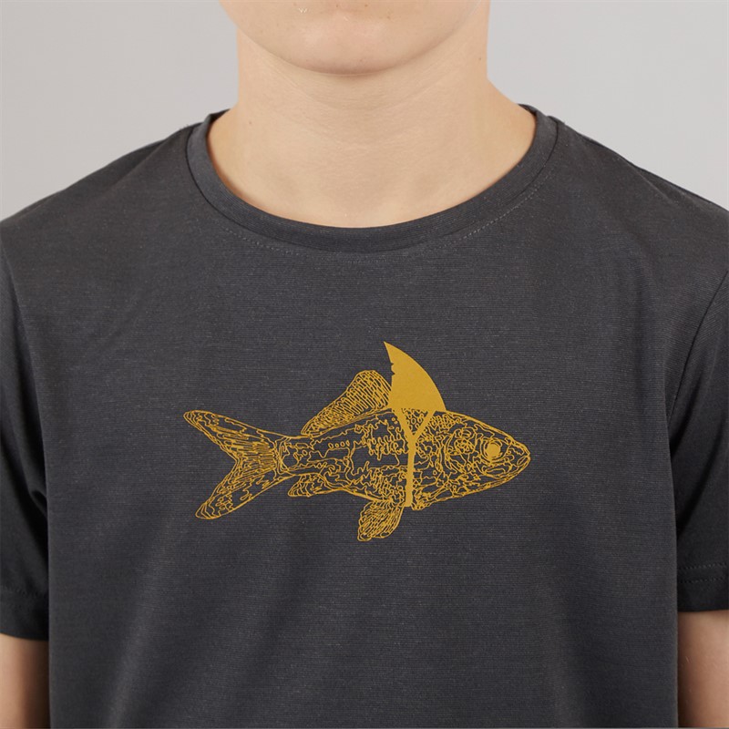 Sprayway Boys Fish Graphic T-Shirt Asphalt