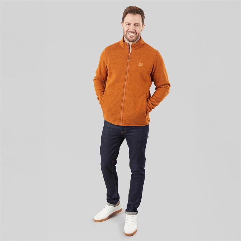 Sprayway Mens Rowarth Polartec Thermal Fleece Jacket Cinnamon