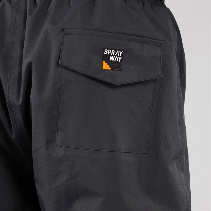 Sprayway Mens Santiago 2-Layer Hydrodry Waterproof Over Trousers Black