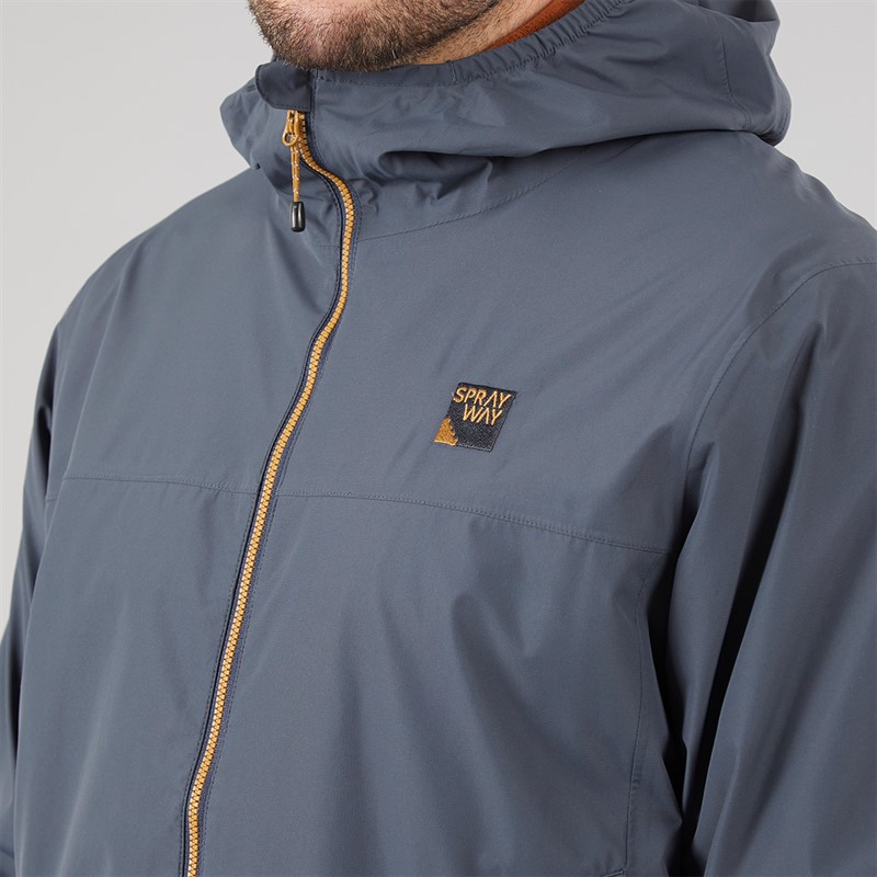 Sprayway Mens Hafren Windstopper™ Water Resistant Lightweight Jacket Dark Graphite
