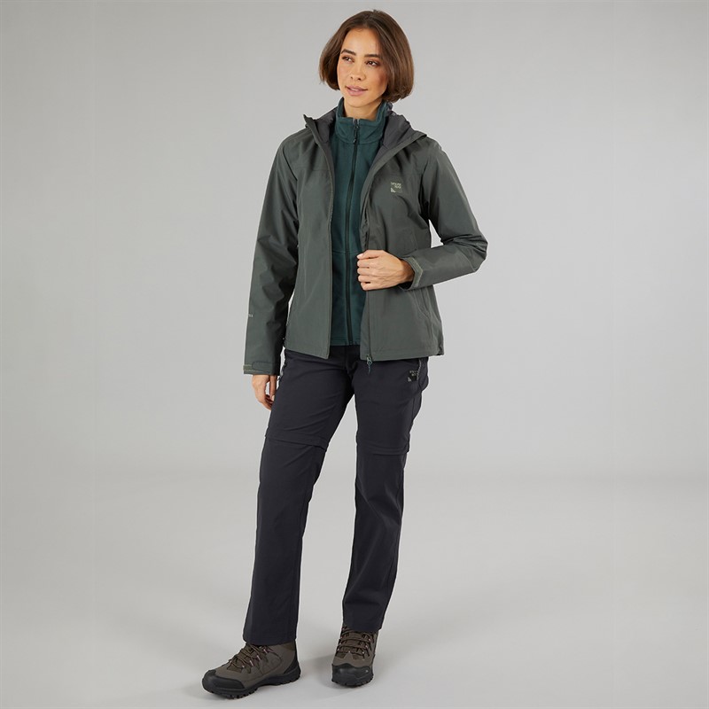 Sprayway Womens Escape TecWEAVE™ Water Resistant Zip Off Trousers Black