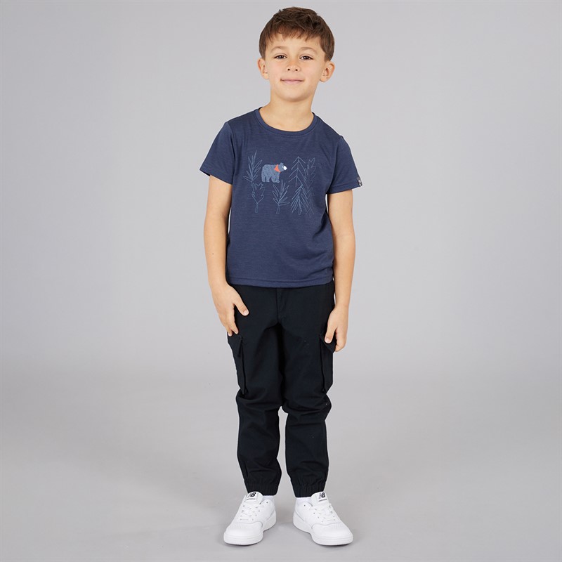 Sprayway Boys Brown Bear Graphic T-Shirt Light Blazer