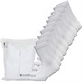 Sof Sole Womens Ten Pair Pack Cushioned Sport Socks White