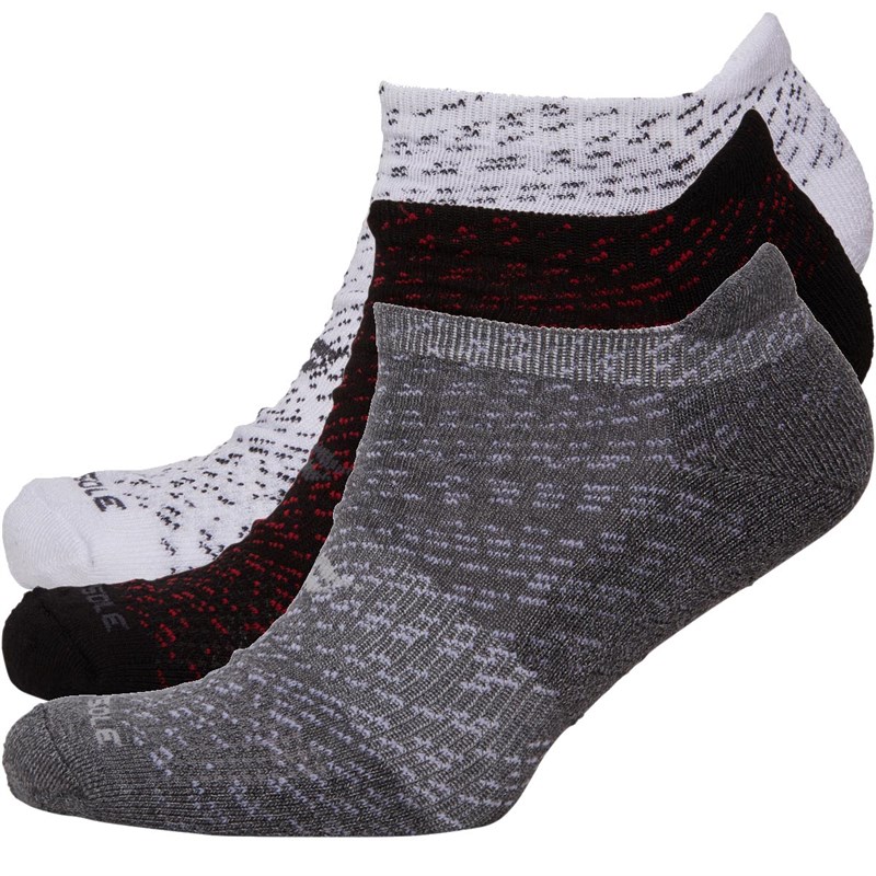 Buy Sof Sole Mens Cushioned Ankle Tab Three Pack Sports Sock Black