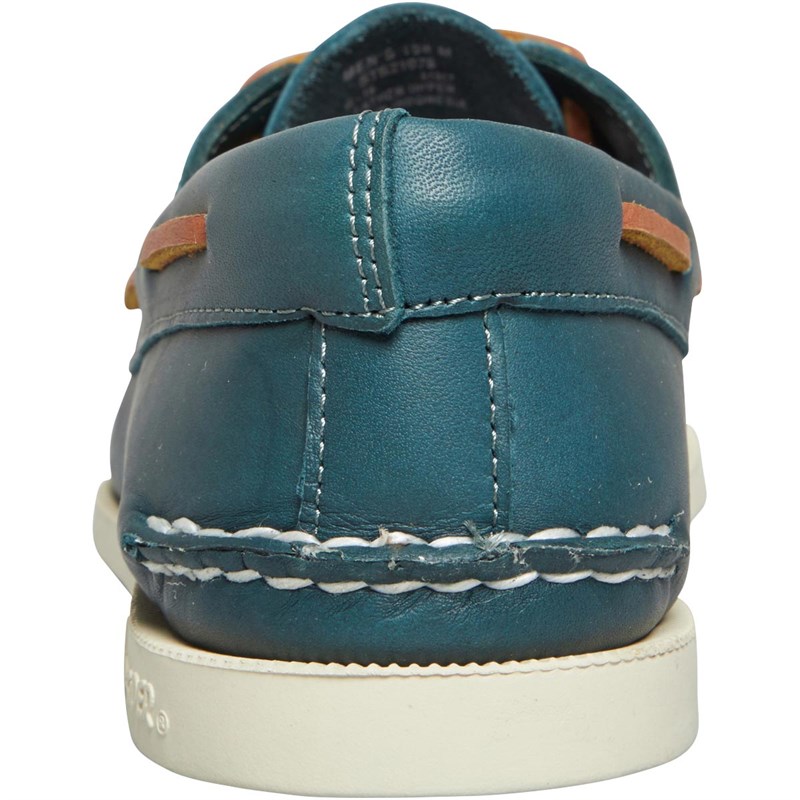 Sperry Mens A/O Cloude 2 Eye Deck Shoes Teal