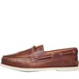 Sperry Mens Gold A/O 2 Eye Camden Deck Shoes Leather Brown