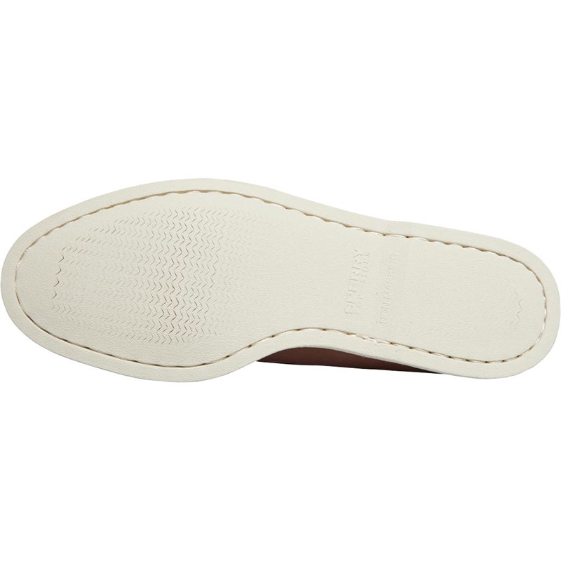 Sperry Mens Gold A/O 2 Eye Camden Deck Shoes Leather Brown