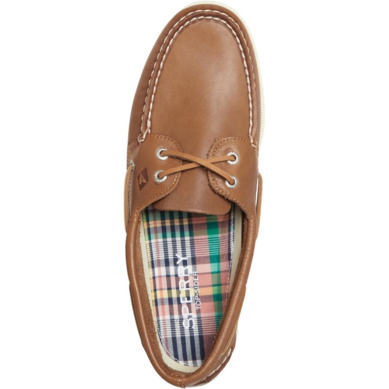 Sperry Chaussures Bateau A/O 2 Eye Whisper Deck Homme Marron