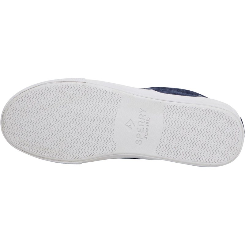 Sperry Chaussures de Tennis Striper II Cvo Waxy Homme Bleu Marine