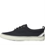 Sperry Mens Top-Sider Striper II CVO Canvas Shoes Black