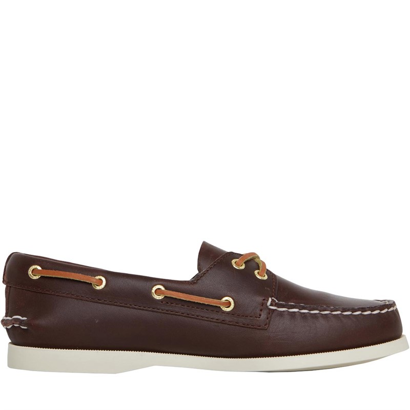 Sperry Womens A/O 2-Eye Deck Shoes Brown