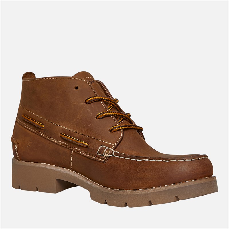 Sperry Womens Seattle Lug Chukka Boots Tan Leather