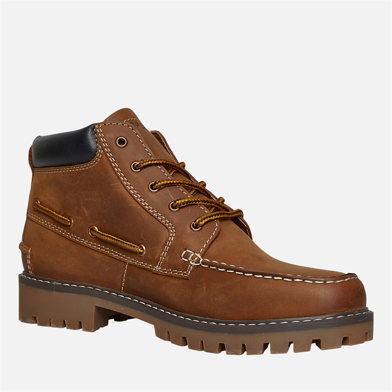 Sperry Mens Freeport Lug Chukka Boots Tan Leather