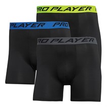 Pro Player Mens Performance Three Pack Boxers Black/Multi