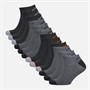 Pro Player Mens Twelve Pack No Show Socks Grey/Multi