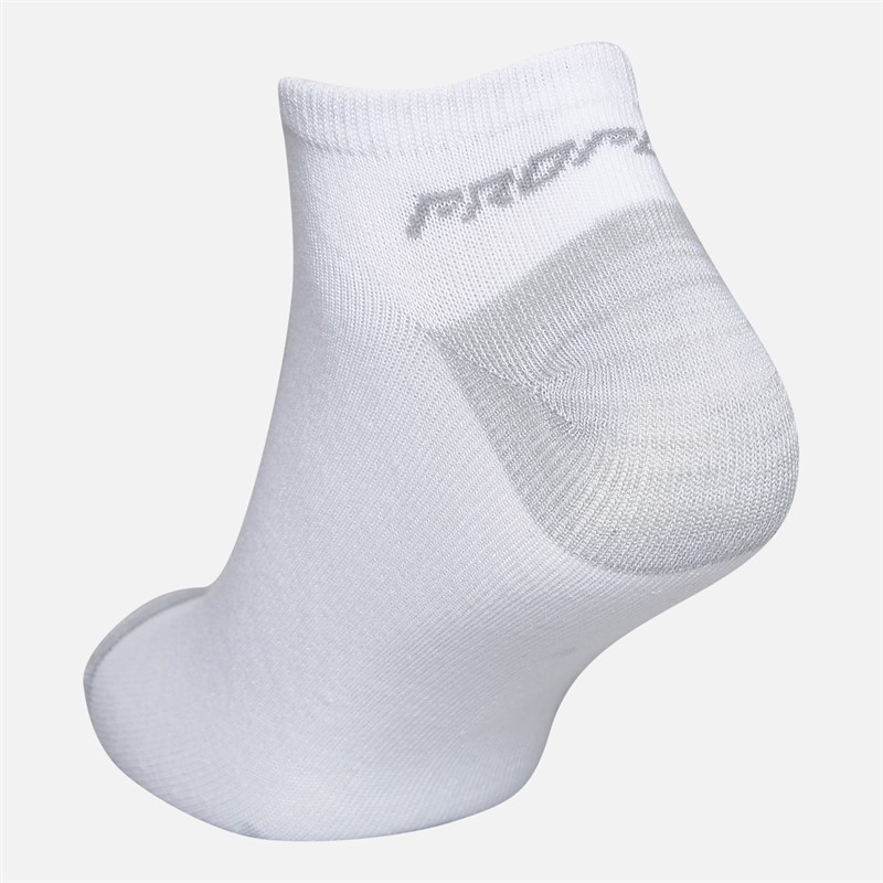 Pro Player Mens Twelve Pack No Show Socks White/Grey
