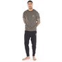 THREADBARE Mens Jagger Pyjama Set Black