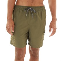 THREADBARE Mens Saxon Swim Shorts Khaki