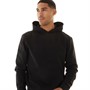 THREADBARE Mens Luxe Aviation Hoodie Black
