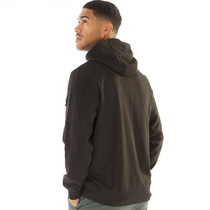 THREADBARE Mens Irlam Hoodie Black