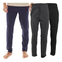 THREADBARE Mens Three Pack Lounge Joggers Multi