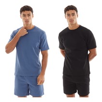 THREADBARE Mens Two Pack Lounge Co-Ord Set Multi