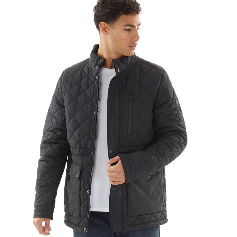 THREADBARE Mens Jacket Black