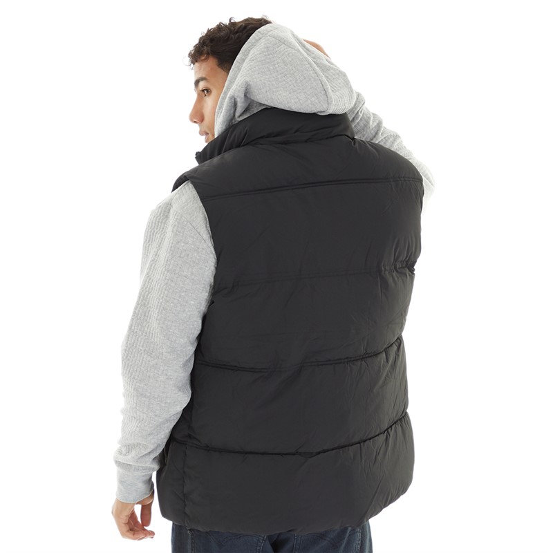 THREADBARE Mens Gilet Black