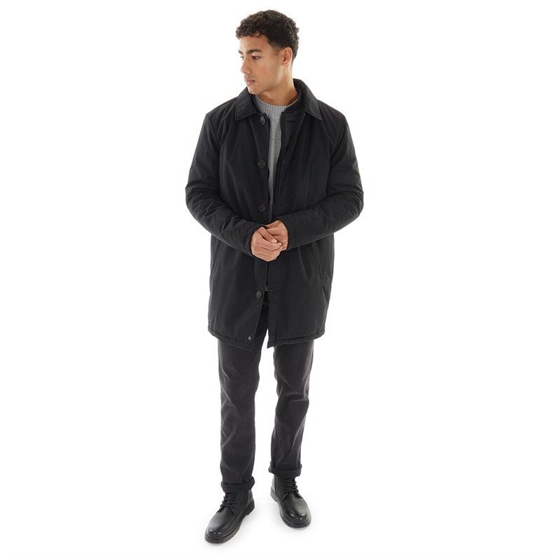 THREADBARE Mens Jacket Black