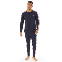 THREADBARE Mens Pyjama Set Navy