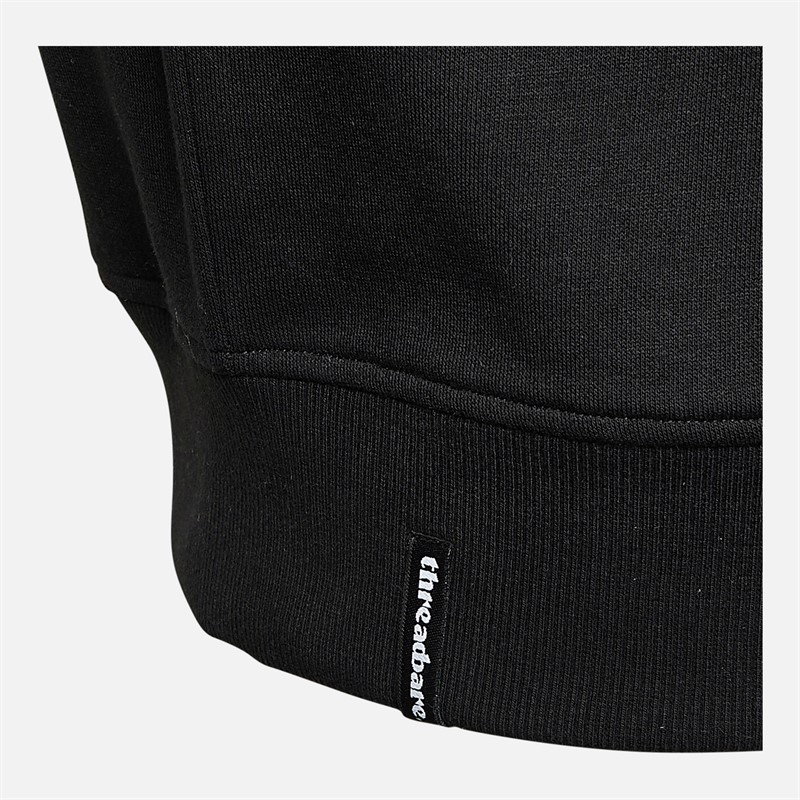 THREADBARE Herren 3er-Pack Ringelblume Rundhals Sweatshirts Schwarz / Marineblau / Grau