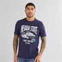 THREADBARE Mens Soren T-Shirt Navy