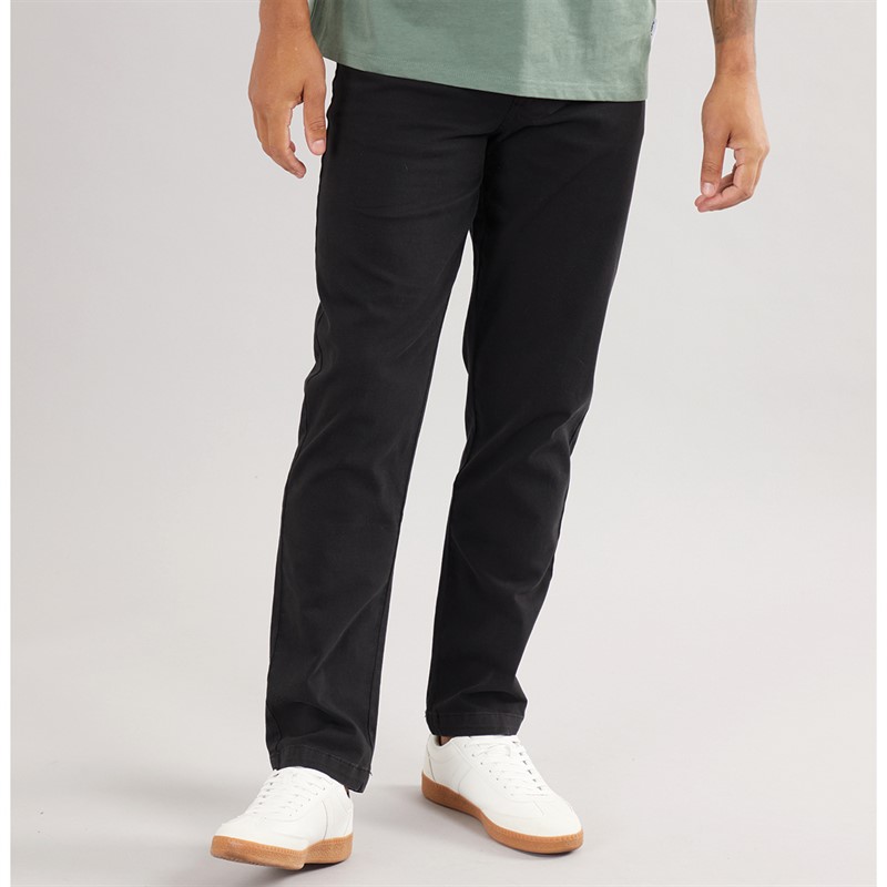THREADBARE Mens Wyesdale Trousers Black