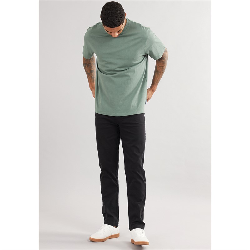 THREADBARE Mens Wyesdale Trousers Black